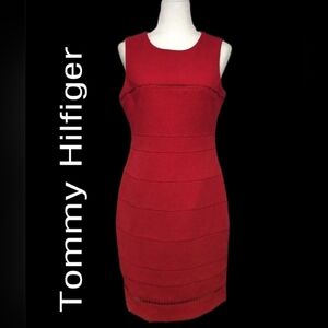 Tommy Hilfiger Bold Red Mini Dress